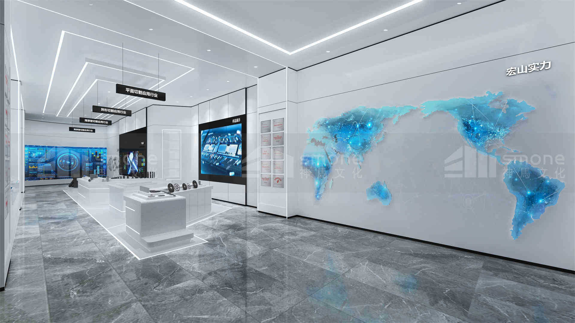 制造業企業展廳-小空間怎樣做出大效果？