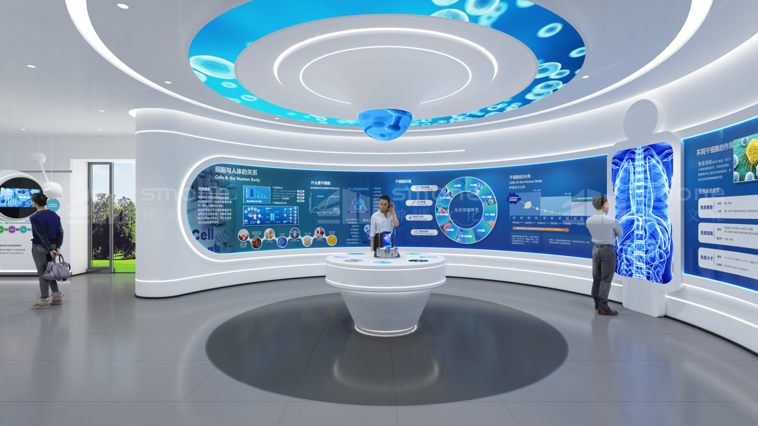 干細胞展廳設計：如何讓尖端技術 “看得見、被信任”？神馬文化有答案|干細胞展廳設計|干細胞科普館設計|生物肽展廳設計|生物醫藥展廳設計